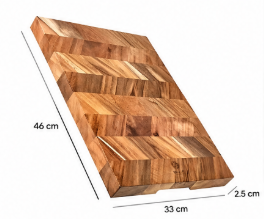 Nordic Chevron Design Chopping Board